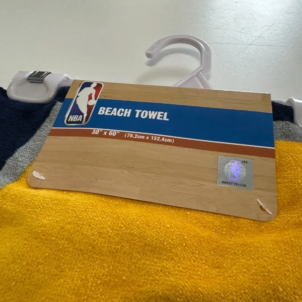 NBA Indiana Pacers Beach Towel Official Licensed Logo 30” X 60” Brand New 2015